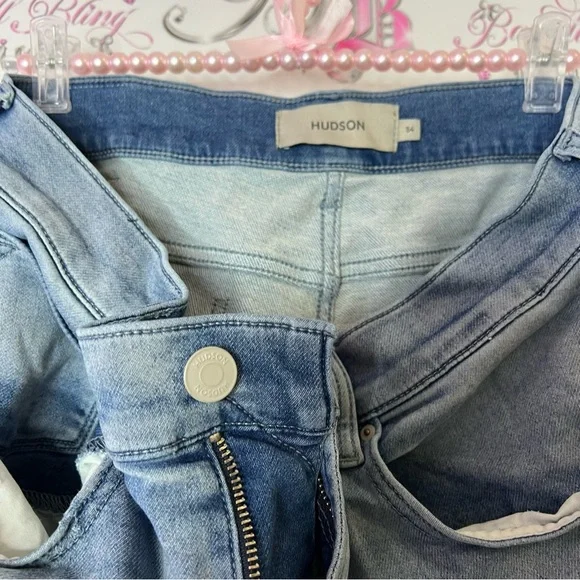 Hudson Jeans Light Blue Straight Fit denim western light wash - Picture 6 of 8